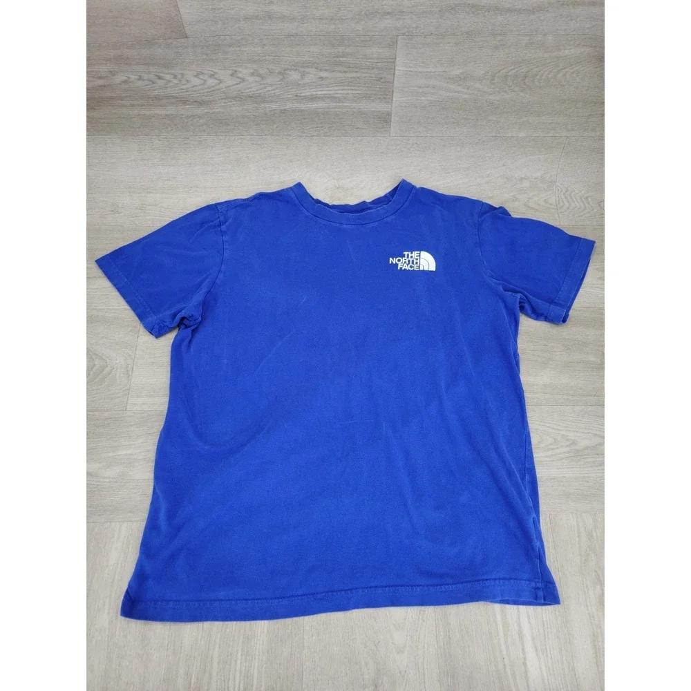 The North Face Blue Performance Short Sleeve Logo T-Shirt Men's Size L